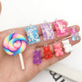 Multicolor Lollipop Glossy Charms for Jewelry and Craft Projects view 2