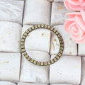 29mm Vintage Round Alloy Charm Pendant