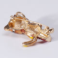 Cartoon Aviator Cat Brooch in Red Boots or Purple Boots view 3