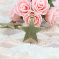 Double-Sided 3D Star Alloy Charm Pendant 30mm