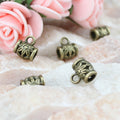 9mm Alloy Large Hole Bail Bead for Necklace Making
