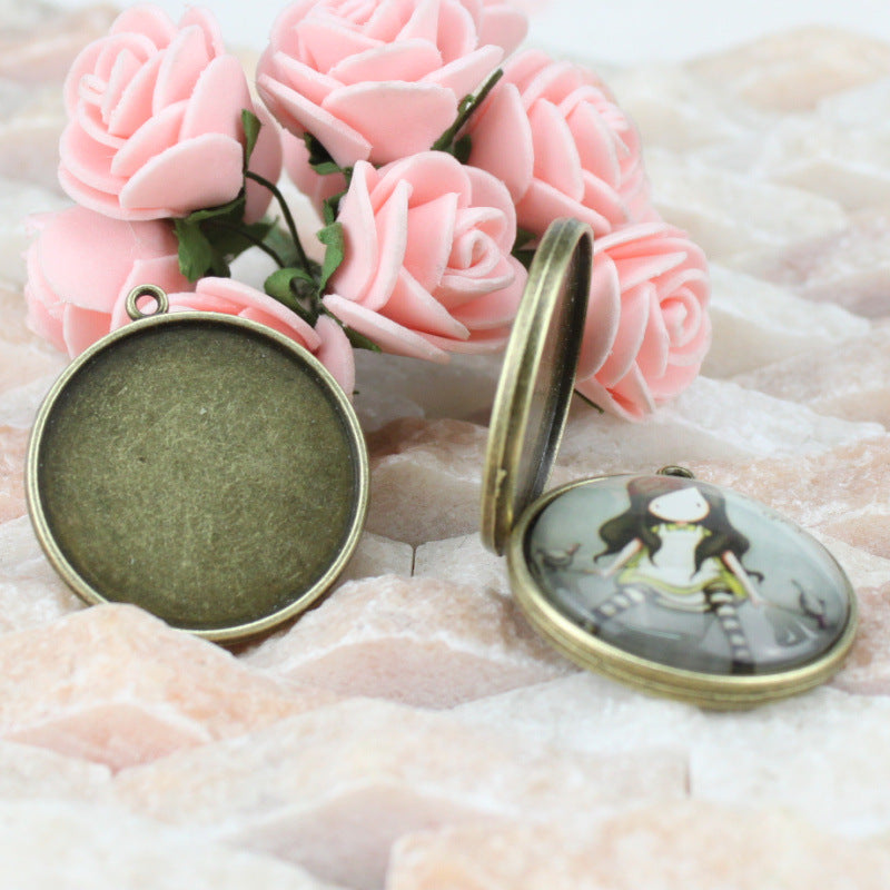 30mm Double-Sided Pendant Tray Bezel Setting