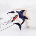Blue Silver Tone Fish Enamel Metal Brooch Pin for Jackets and Lapels view 3