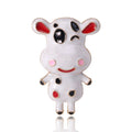 Enamel Cow Figure Brooch Decorative Metal Pin For Jackets And Lapels view 1