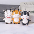 Enamel Cute Cow Brooch Cartoon Calf Animal Metal Pin view 4