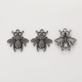 Detailed Bee Metal Pendant Charms in 10 Distinct Finishes view 8