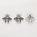 Detailed Bee Metal Pendant Charms in 10 Distinct Finishes view 9