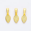 Textured Mini Shovel Bail Charm in 5 Metal Finishes for Jewelry Making view 7