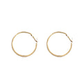 Crystal Large Hoop Earrings with Sparkling Stone Details view 5
