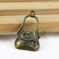33x20mm Vintage Handbag Alloy Charm Pendant