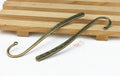 Slim Floral Pattern Metal Bookmark Blanks in Three Vintage Finishes view 2