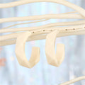 Chunky Acrylic C Hoop Stud Earrings in Yellow White or Beige view 3