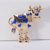 Blue Heart Cow