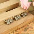 Mini Camera Alloy Charm Pendant in 3 Metal Finishes view 2