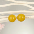 Acrylic Geometric Stud Earrings in Four Shape and Color Options view 4