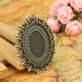 Large Oval Scroll Border Pendant Trays in Two Finishes view 1