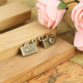 Mini Camera Alloy Charm Pendant in 3 Metal Finishes view 1