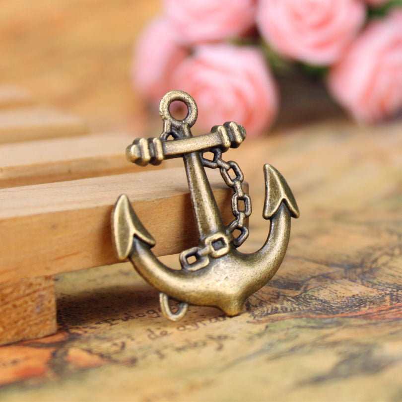 Nautical Anchor Zinc Alloy Charm Pendant 31x27mm