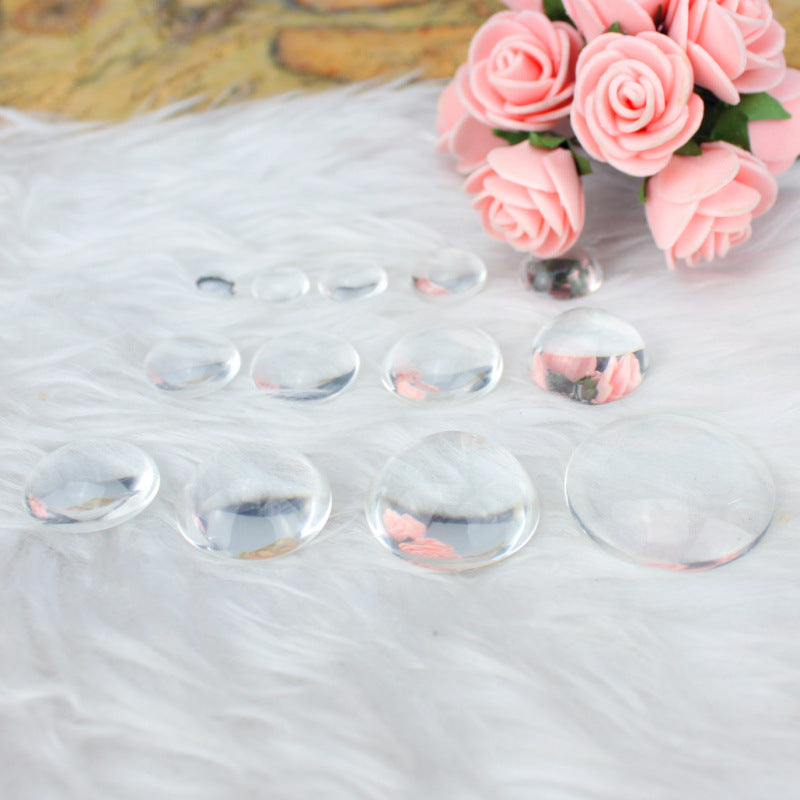 Round Glass Cabochons for DIY Jewelry Making