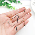 Metallic Earring Hook Jewelry Findings with 9 Listed Options view 3