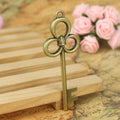 Vintage Skeleton Key Wand Alloy Charm Pendant