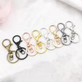Metal Lobster Clasp Key Rings, 8 Finishes and 2 Connector Styles view 3