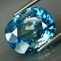 Aqua Cushion Solitaire Halo Extra-Wide Ring In Two Tones view 4