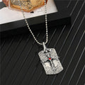 Silver Tone Barber Tool and Novelty Pendant Necklaces in Five Designs view 3