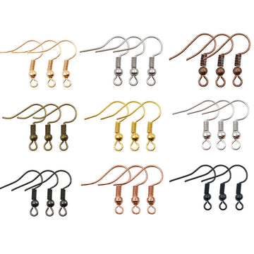 Metallic Earring Hook Jewelry Findings with 9 Listed Options