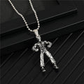 Silver Tone Fitness Athlete Pendant Necklaces in Six Designs view 9