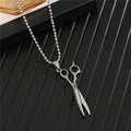 Silver Tone Barber Tool and Novelty Pendant Necklaces in Five Designs view 6