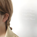 Gold Tone Mini White Pearl Stud Earrings With Long Posts view 2