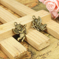 Vintage Cupid Arrow Alloy Charm Pendant 22x16mm