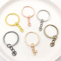 Yellow Key Ring Metal Charms with 8 Listed Options view 4