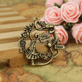 40mm Secret Garden Courtyard Alloy Charm Pendant