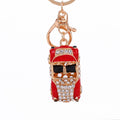 Rhinestone Convertible Car Keychain Gold Clasp Three Colors view 5