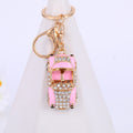 Rhinestone Convertible Car Keychain Gold Clasp Three Colors view 6