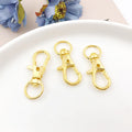 Metal Swivel Lobster Clasps With Rings in Six Finishes view 7
