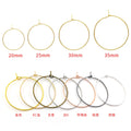 Yellow Earring Hoop Metal Charms with 6 Listed Options view 5