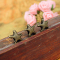 Starfish Pattern Large Hole Alloy Bead 14mm