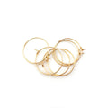 Yellow Earring Hoop Metal Charms with 6 Listed Options view 9