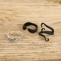 Adjustable Wing and Octopus Tentacle Open Rings in Three Designs view 1