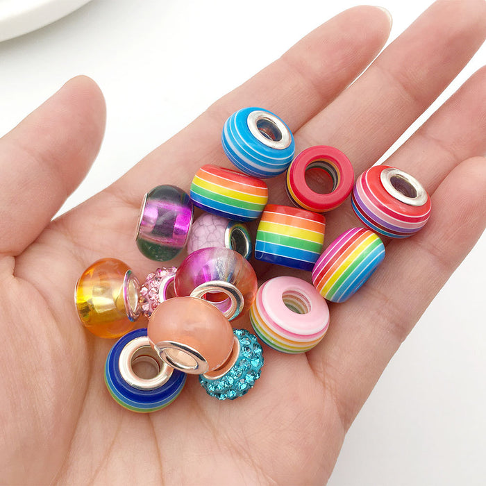 Clear Spacer Bead Glossy Beads with 2 Listed Options