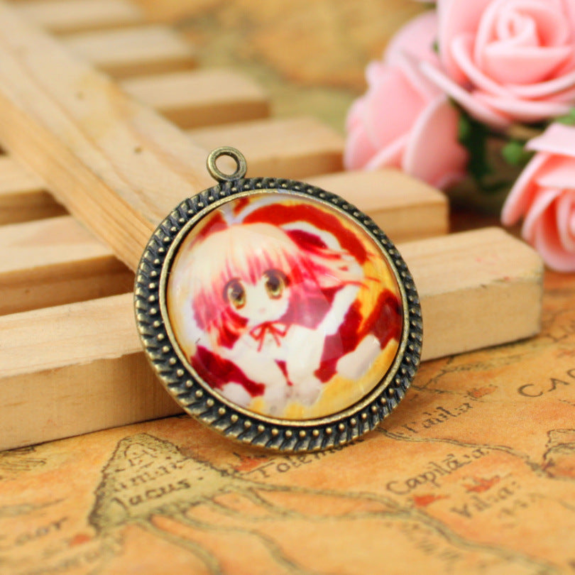 25mm Round Pendant Tray Bezel Setting for DIY Jewelry