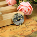 Vintage Spinning Compass Disc Charm Metal Jewelry Component, 6 Finish Options view 1