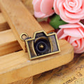 Camera Connector Metal Charm in 3 Finishes for Jewelry Crafts view 5