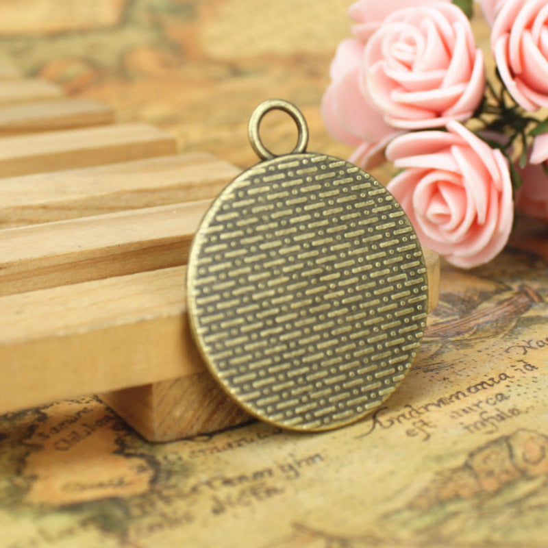 40x33mm Round Cabochon Tray Bezel Setting for 30mm Cabochon
