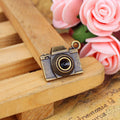 Camera Connector Metal Charm in 3 Finishes for Jewelry Crafts view 3