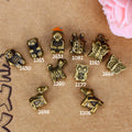 Vintage Alloy Large Hole Bead Charms for DIY Jewelry