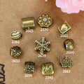 Vintage Alloy Large Hole Bead Charm for DIY Jewelry